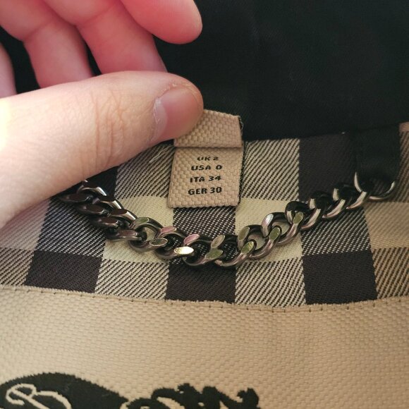 Burberry London Sandringham Trench Coat Long Length - Black - UK2/US0/ITA34/GER3 - Picture 6 of 16